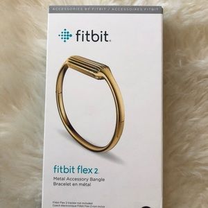 Fitbit luxe stainless steel wristband - gold